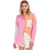 Mud Pie Women’s Button-Down(Pink)