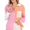 Mud Pie Women’s Button-Down(Pink)