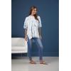 Mud Pie Women’s Fordy Tie Dye Top(Blue)