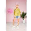 Mud Pie Women’s Mud Pie Women’s Stoney Flounce Top(Lime)