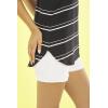Mud Pie Women’s Rio Women’s Stripe Cotton Slub Tank Top(Black)