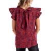 Mud Pie Women’s Salma Top(Red)