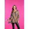 Mud Pie Women’s Women Freddie Ribbed Sweater(Brown)