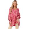 Mud Pie Women’s Women Freddie Ribbed Sweater(Pink)