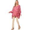 Mud Pie Women’s Women Freddie Ribbed Sweater(Pink)