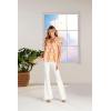 Mud Pie Women’s Women’s Becky Flutter Sleeve Top(Pink)