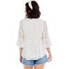 Mud Pie Women’s Women’s Eyelet Top(White)