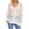 Mud Pie Women’s Barker Women’s Button Down Cardigan(White)