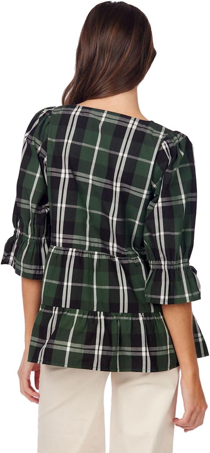 image:imageMud Pie Womens Mud Pie Womens Ashford Plaid TopGreen