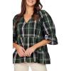 Mud Pie Women’s Mud Pie Womens Ashford Plaid Top(Green)