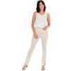 Mud Pie Women’s Women’s Cherri Knit Tank(White)