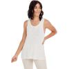 Mud Pie Women’s Women’s Cherri Knit Tank(White)