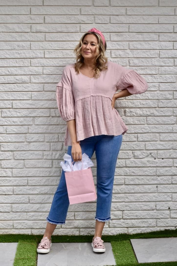 image:imageMud Pie Coraline Womens Cotton Gauze Tunic TopBlush