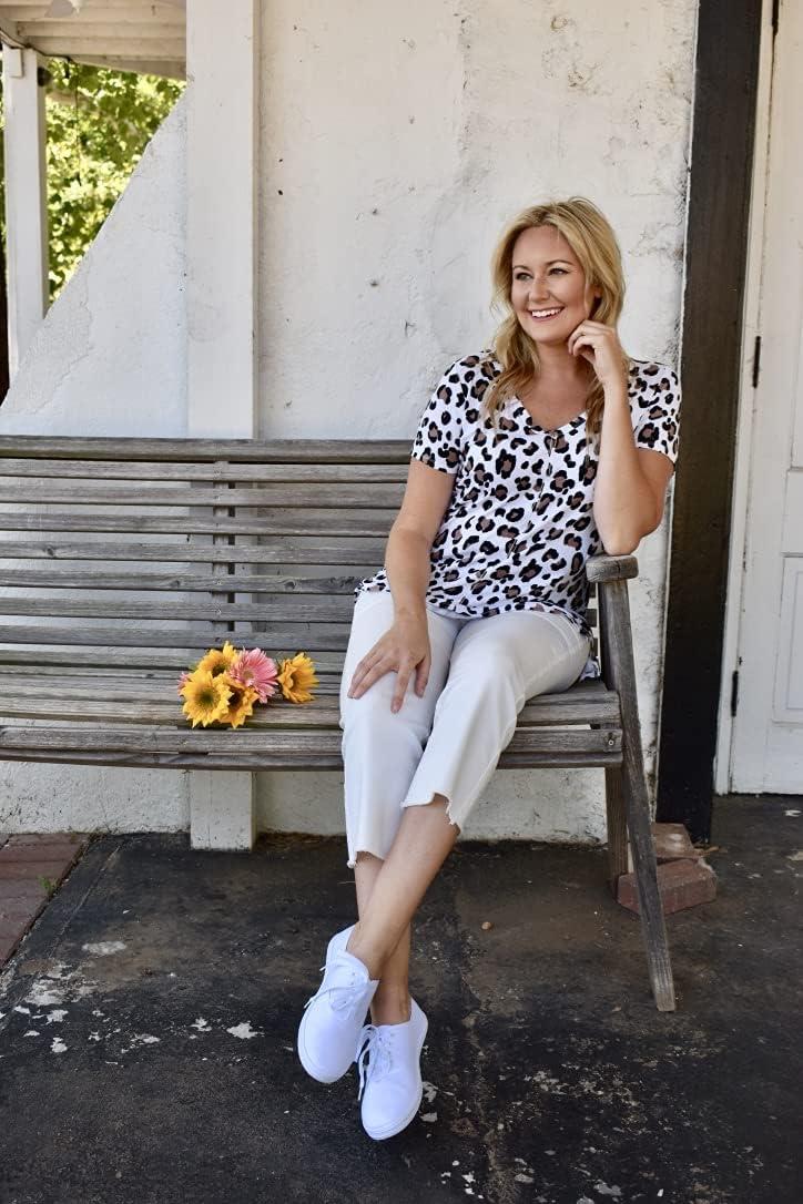 image:imageMud Pie Womens Carson TShirtLeopard