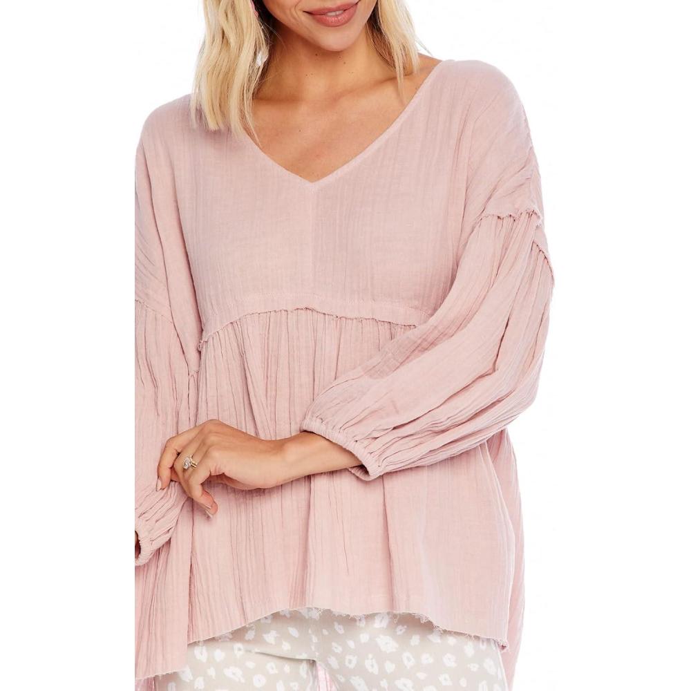 image:imageMud Pie Coraline Womens Cotton Gauze Tunic TopBlush