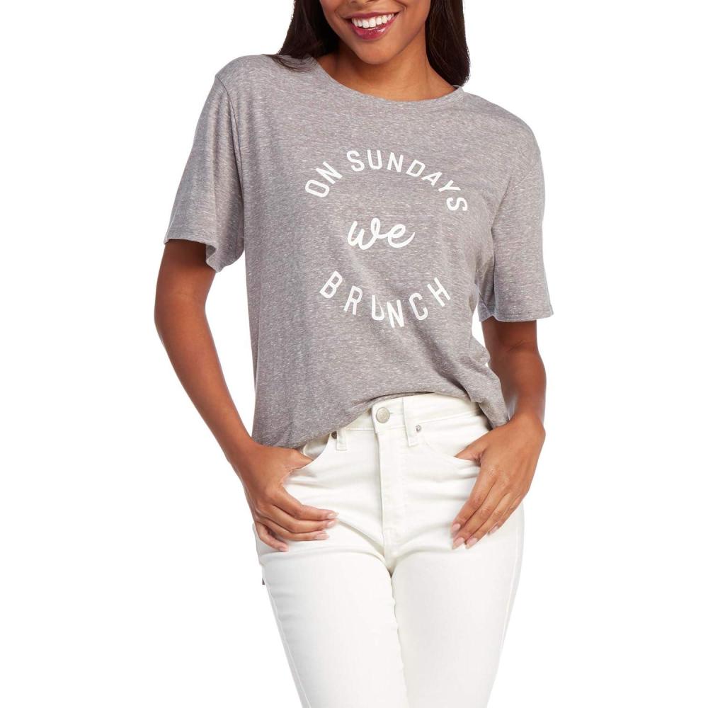 image:imageMud Pie Womens Bowen Graphic TeeGray