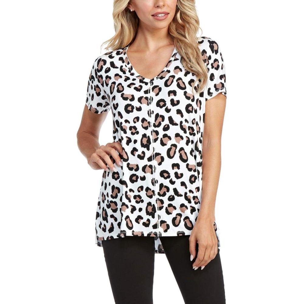 image:imageMud Pie Womens Carson TShirtLeopard