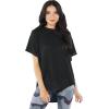 Appaman Mud Pie Claremont Women’s Knit Short Sleeve T-Shirt, Black, 3T