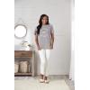 Mud Pie Women’s Bowen Graphic Tee(Gray)