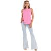 Mud Pie Women’s Dempsey Swing Tank(Pink)