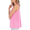 Mud Pie Women’s Dempsey Swing Tank(Pink)