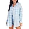 Mud Pie Women’s Jameson Button Down(Blue)