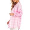 Mud Pie Women’s Jameson Button Down(Pink)