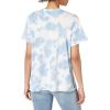 Mud Pie Women’s Liliane Tie Dye Tee(Blue)