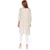 Mud Pie Women’s Mona Oversized Cardigan, Tan, One Size