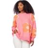 Mud Pie Women’s Mud Pie Women Jadie Floral Sweater(Pink)