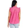 Mud Pie Women’s Mud Pie Women’s Bianca Eyelet Tank(Pink)