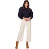 Mud Pie Women’s Mud Pie Womens Dillon Poplin Sleeve Top(Black)