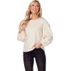 Mud Pie Women’s Mud Pie Womens Dillon Poplin Sleeve Top(Cream)