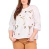 Mud Pie Women’s Mud Pie Women’s Drink Sparkle Sweatshirt(White)