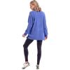 Mud Pie Women’s Mud Pie Women’s Rome Chenille Sweater(Blue)