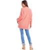 Mud Pie Women’s Mud Pie Women’s Rome Chenille Sweater(Coral)