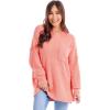 Mud Pie Women’s Mud Pie Women’s Rome Chenille Sweater(Coral)