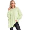 Mud Pie Women’s Mud Pie Women’s Rome Chenille Sweater(Lime)