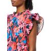 Mud Pie Women’s Mud Pie Womens Woody Flounce Top(Pink)
