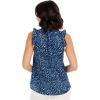 Mud Pie Women’s Women’s Angeline Tank(Navy)