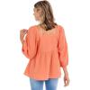 Mud Pie Women’s Women’s Sydney Top(Coral)