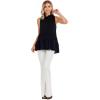 Mud Pie Women’s Women’s Taye Flounce Top(Black)
