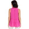Mud Pie Women’s Women’s Taye Flounce Top(Pink)