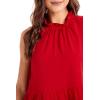 Mud Pie Women’s Women’s Taye Flounce Top(Rust)