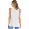 Mud Pie Women’s Women’s Taye Flounce Top(White)