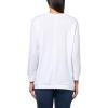 Mud Pie Women’s Womens Willie Long Sleeve Tee(White)