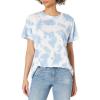 Mud Pie Women’s Liliane Tie Dye Tee(Blue)