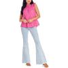 Mud Pie Women’s Mud Pie Women’s Bianca Eyelet Tank(Pink)