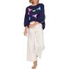 Mud Pie Women’s Mud Pie Women’s Drink Sparkle Sweatshirt(Blue)