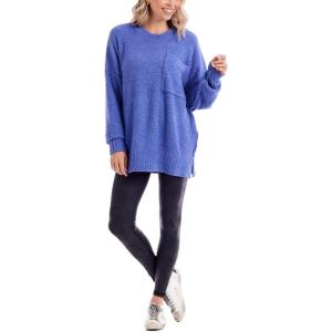 Mud Pie Women’s Mud Pie Women’s Rome Chenille Sweater(Blue)